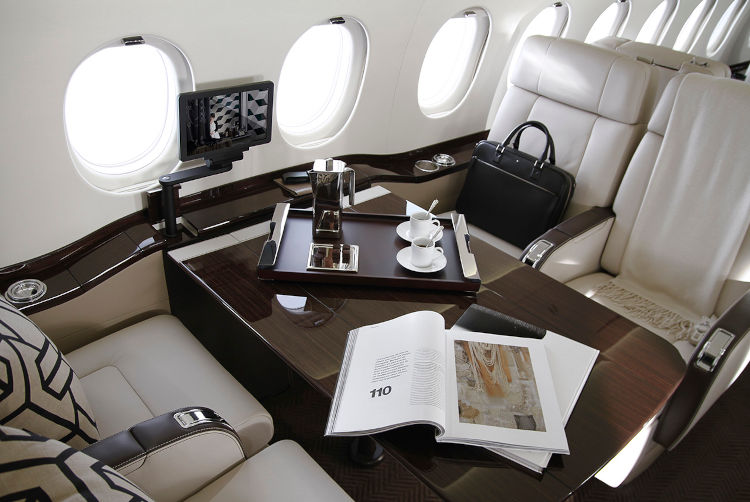 Falcon 2000LXS Interior