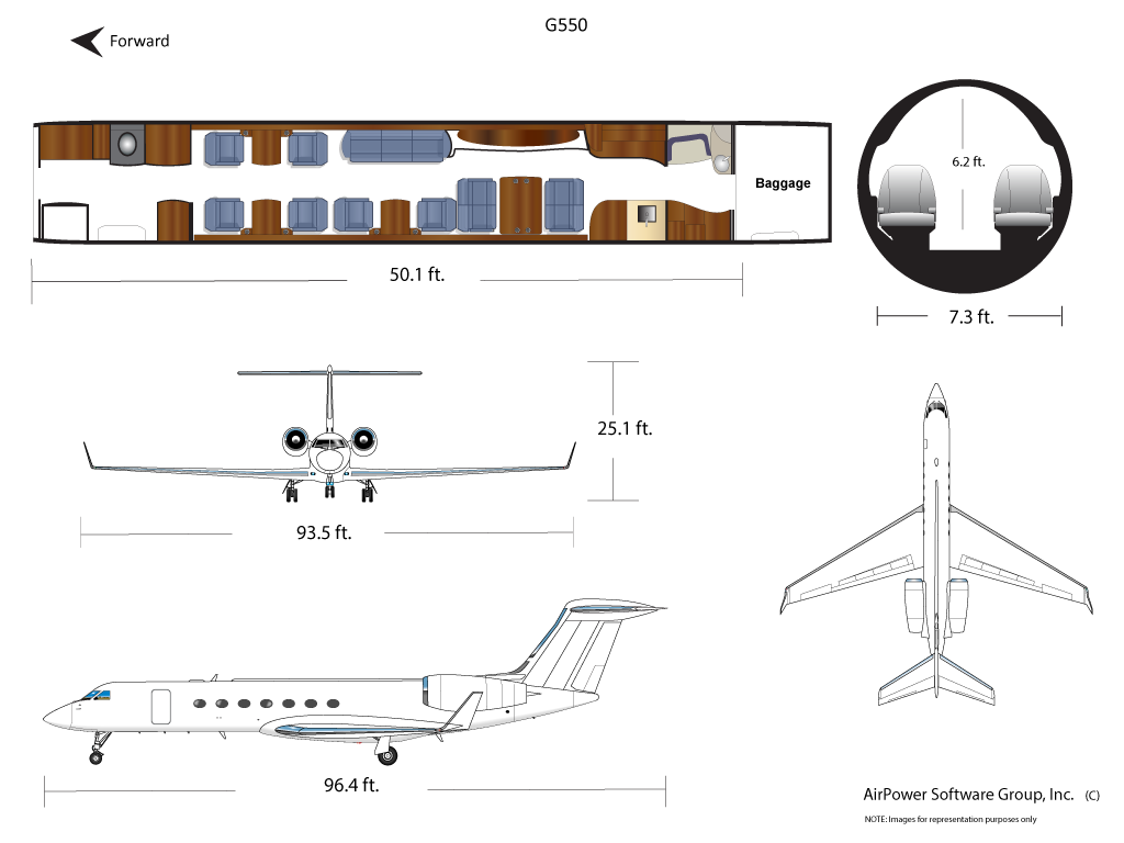 Gulfstream Seating Chart