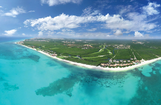 FHP mayakoba aerial view